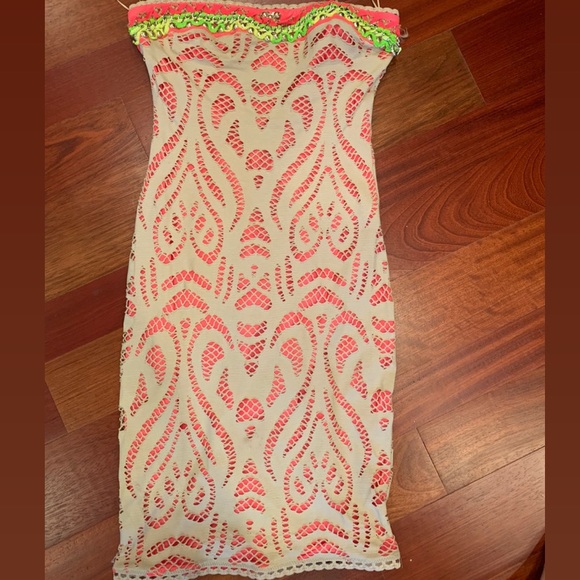 Zinas Eyelet Dress Women size 2 - Picture 1 of 3